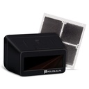 KIT DETECTOR BARREIRA IV COM RELÉ 51m-100m PRETO