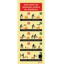 SINAL FOTOLUMINESCENTE INSTRUÇÕES EXTINTOR 200x85mm