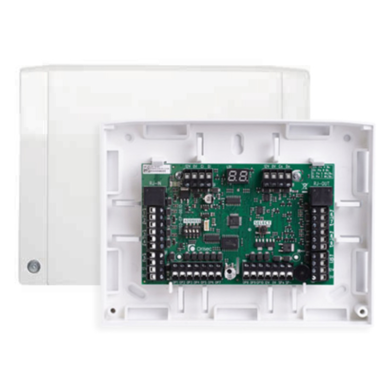 EXPANSOR ZONAS E SAÍDAS EM CAIXA GRANDE 10xZONAS 10xSAÍDAS SENSOR TEMPERATURA DISPLAY 7 SEGMENTOS PLÁSTICO SENSOR LUZ