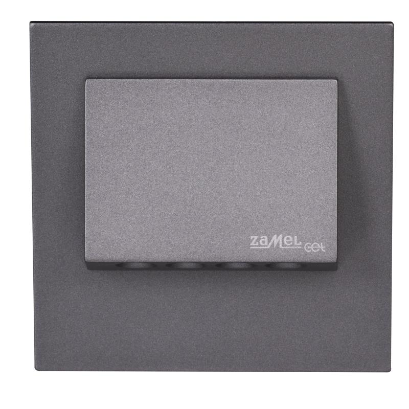 NAVI COM ARO ENCASTRAR 230Vac BR QUENTE GRAFITE