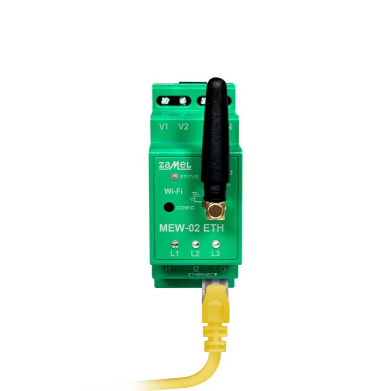 MONITOR DE ENERGIA ELÉTRICA ETHERNET 3F+N COM 3xTI’S SC-16