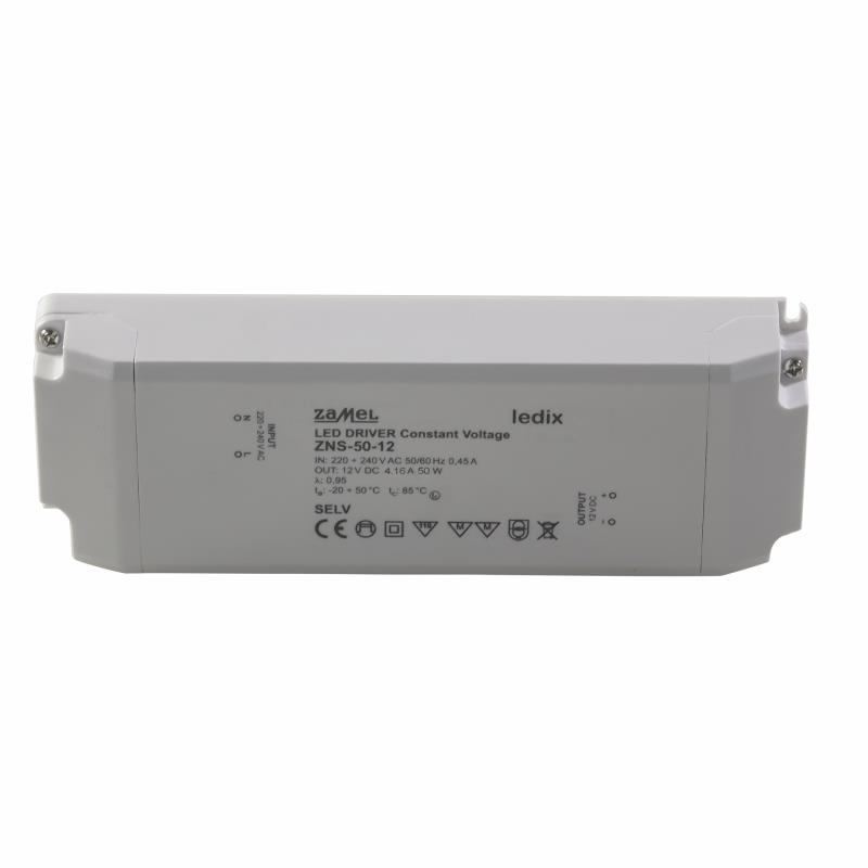FONTE ALIMENTAÇÃO LED SLIM 12Vdc 50W