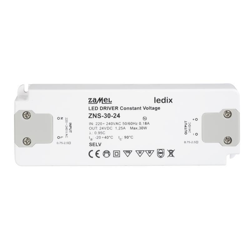 FONTE ALIMENTAÇÃO LED SLIM 24Vdc 30W