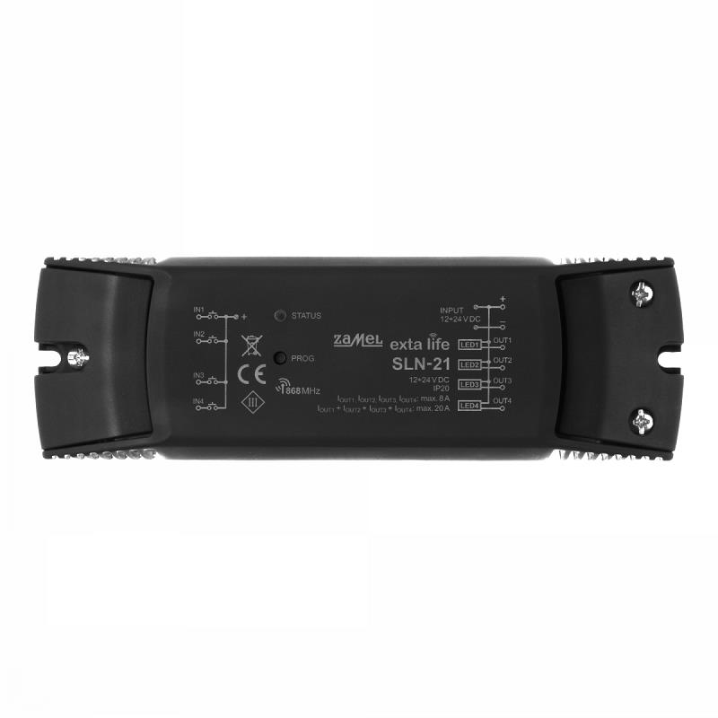 CONTROLADOR/DIMMER LED 4 CANAIS 12-24Vdc EXTA LIFE