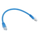 0.25m CABO UTP CAT6 PATCH CAT6 AZUL