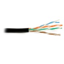 305m CABO UTP CAT 5E NETSET PRETO GEL EXTERIOR