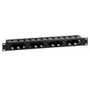 ORGANIZADOR CABOS HORIZONTAL 1U 19" RACK
