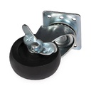 CASTOR BLOQUEÁVEL PARA BASTIDORES PÉ RACK