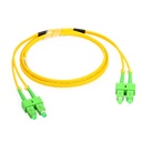 1.5m PACHCORD MONOMODO ULTIMODE PC-522D 2xSC/APC 2zSC/APC