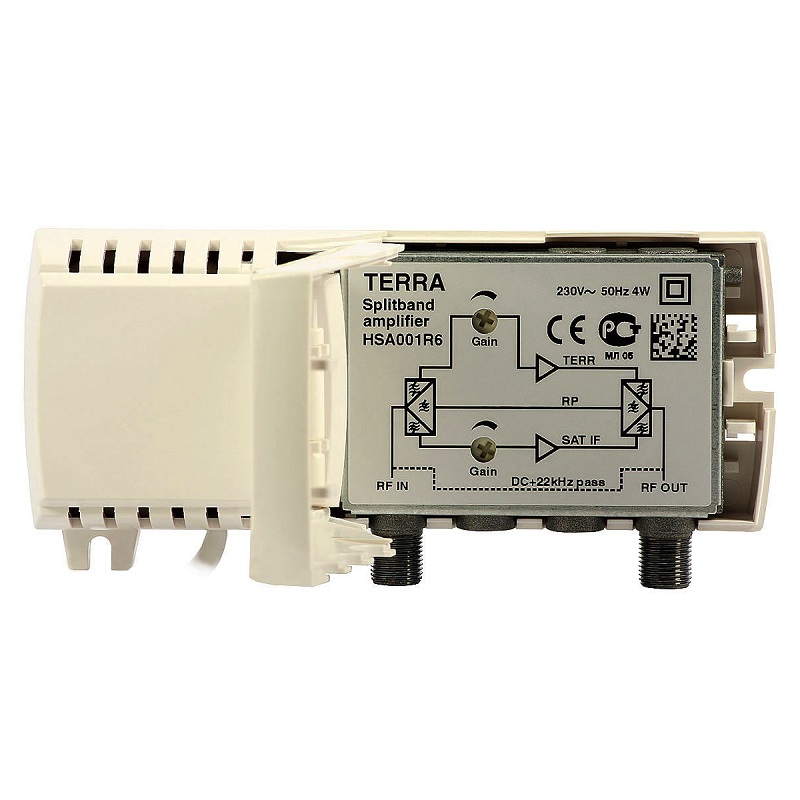 AMPLIFICADOR TERRESTRE E SAT TV TERRA HSA-001R6