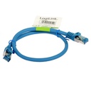 0.5m CABO UTP CAT 6A PATCH S/FTP AZUL