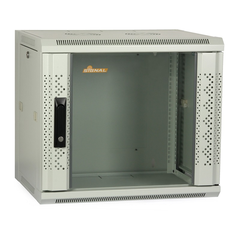 BASTIDOR 19" RACK 9U 450mm  CINZA (RAL7035)