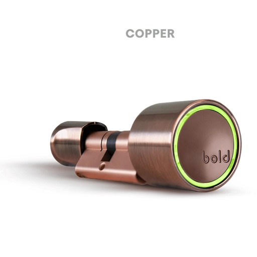 [SX-33 COPPER] CILINDRO BOLD SMART LOCK IN 35mm MÁXIMO - OUT 30-45mm EDIÇÃO LIMITADA COBRE