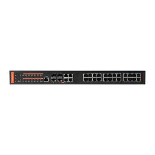 [BCS-SP24G04G-4SFP-M] SWITCH GERIDO 24xPoE 1Gbps + 4xUPLINK 1Gbps + 4xUPSFP 1 Gbps 802.3AF/AT