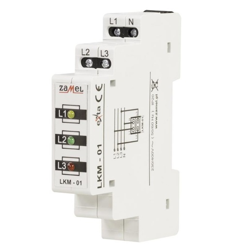 [ZMLKM0240] SINALIZADOR MODULAR PRESENÇA TENSÃO