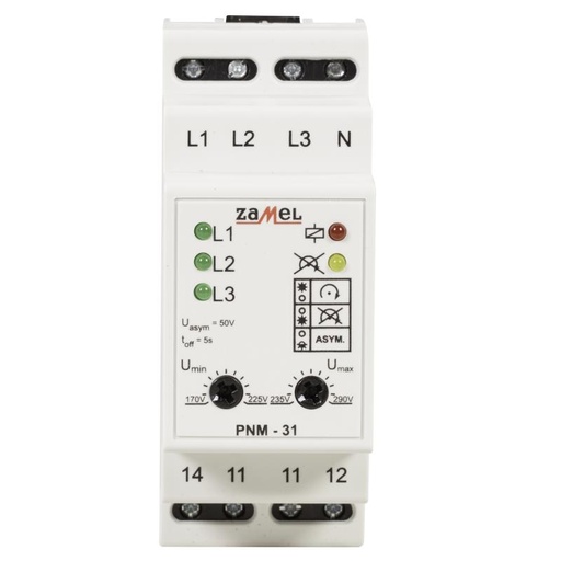[ZMPNM31] RELÉ TENSÃO MODULAR TRIFÁSICO