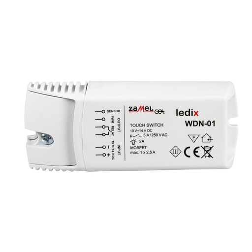 [ZMWDN01] INTERRUPTOR TOQUE DIMMÁVEL 10..14Vdc