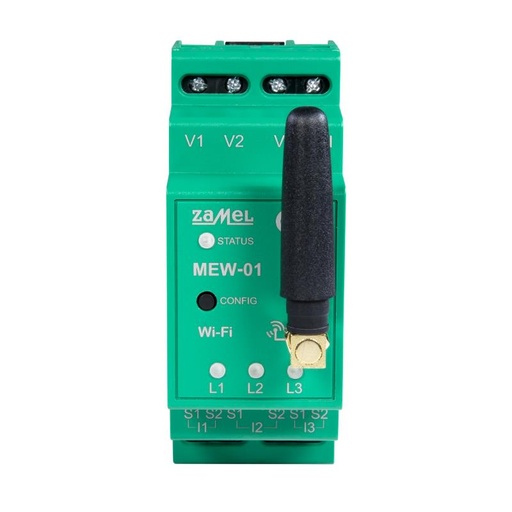 [ZMMEW01/1F] MONITOR ENERGIA MONOFÁSICO MODULAR Wi-Fi SUPLA