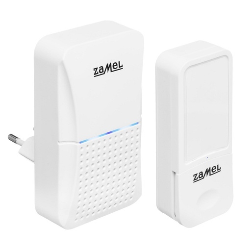 [ZMST955] CAMPAINHA SAMBA II WIRELESS SEM PILHA NO EXTERIOR E TOMADA NO INTERIOR