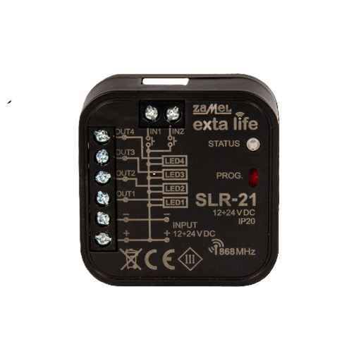 [ZMSLR21] DRIVER LED 4 CANAIS 12-24 Vdc EXTA LIFE