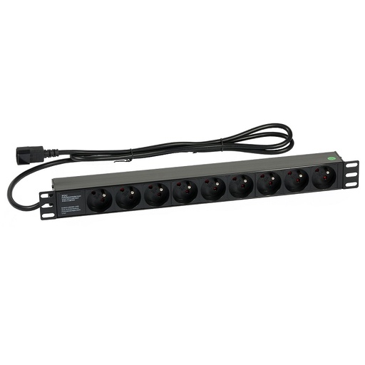[DPR9120234] EXTENSÃO 19" RACK 9xTOMADAS 230Vac IEC320C13/UPS