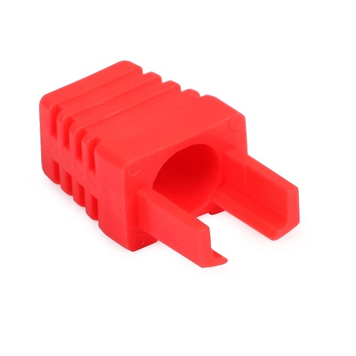 [DPJ2022_100] 100x PROTEÇÃO MODULAR SLIM-LINE RJ45 VERMELHO