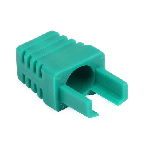 [DPJ2023_100] 100x PROTEÇÃO MODULAR SLIM-LINE RJ45 VERDE