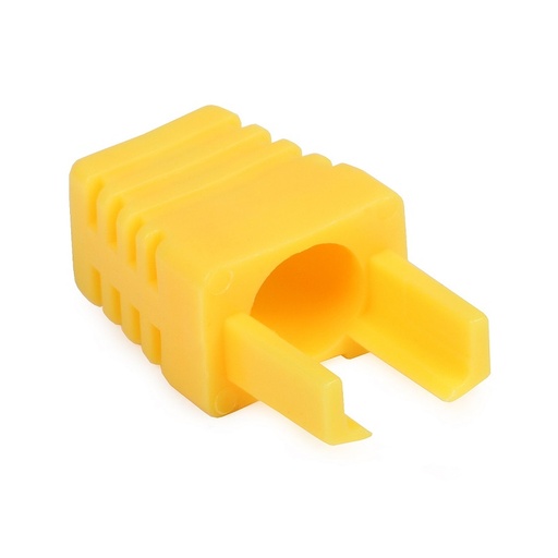 [DPJ2024_100] 100x PROTEÇÃO MODULAR SLIM-LINE RJ45 AMARELO