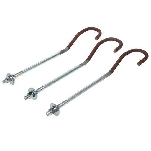 [DPE9162] ANCORA PARA A FUNDAÇAO DE CONCRETO 3PCS