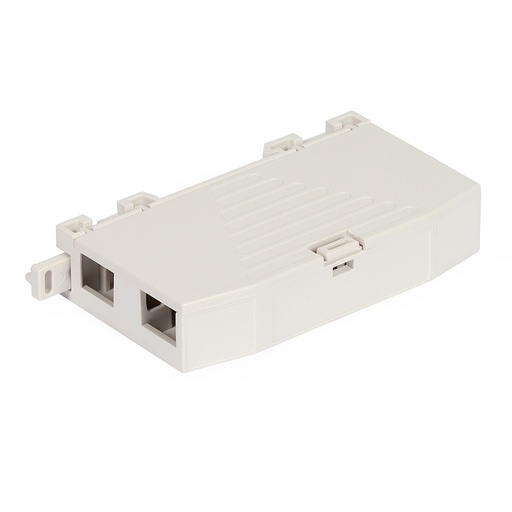 [DPL5315] CAIXA INSTALAÇÃO FIBRA ÓTICA FTTH DIN 2xSC SIMPLEX